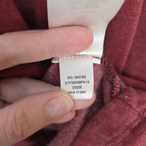 Patagonia Red Fitz Roy Hex Outdoor Graphic Fleece Crewneck Pullover Shirt Sz XS - Picture 4 of 7